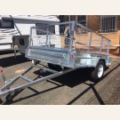 8'x5' tipper trailer with cage